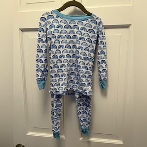 {Little Sleepies} Blue Rainbow Bamboo Pajamas